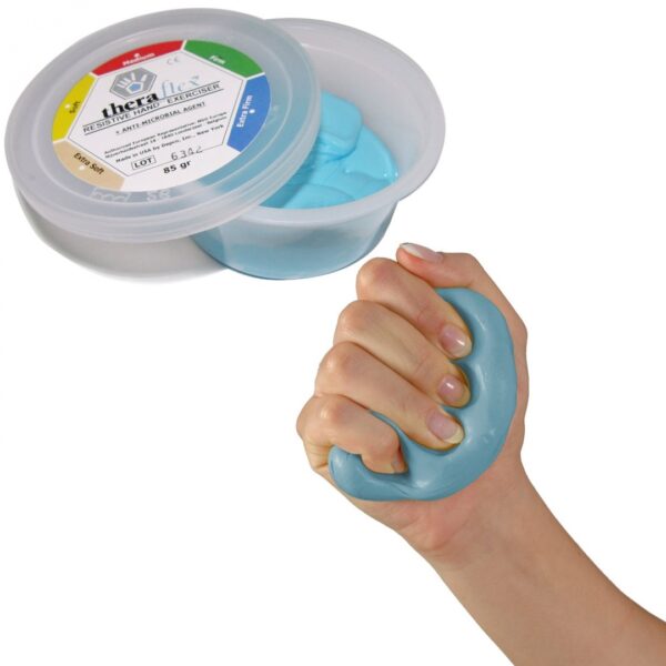 THERAFLEX PUTTY EXTRA FIRM BLUE 170GR - Image 2