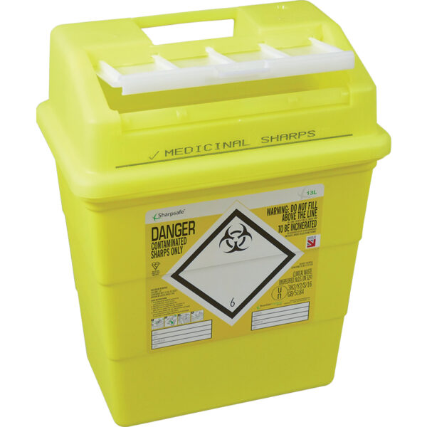 SHARPS CONTAINER 13 LTR