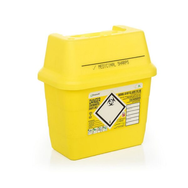 SHARPS CONTAINER 3 LTR