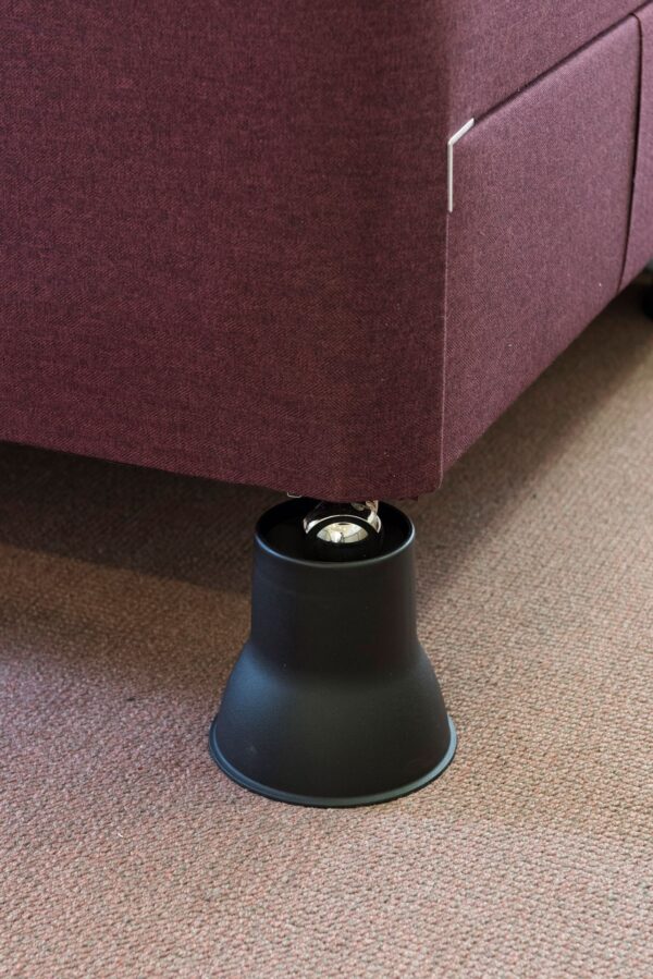 ELEPHANT FEET FURNITURE RAISERS 14 CMS BLACK - Image 2
