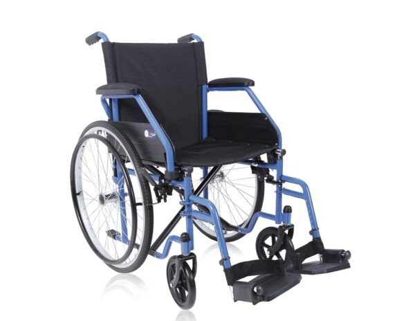 WHEELCHAIR SELFPROPEL 18 INCH  120 KGS BLUE