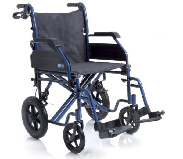 WHEELCHAIR TRANSIT 18INCH MAX 150KG FOLD BACK - Image 2