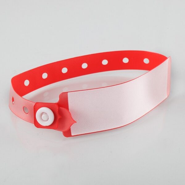 ID BRACELET RED WITH CARD INSERT TYPE - Image 2