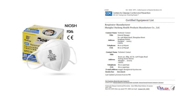 MASK N95 FDA CE APPROVED - Image 2